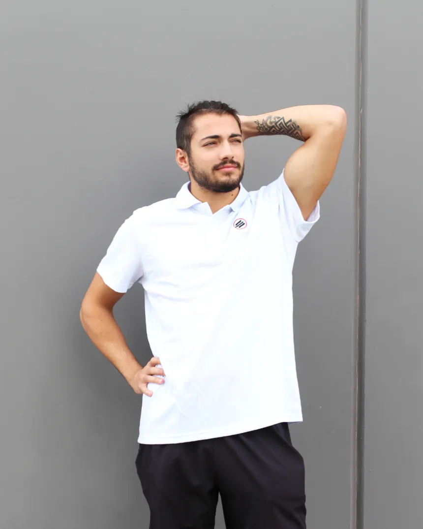 Polo Sabfoil bianca - taglia L — Abbigliamento