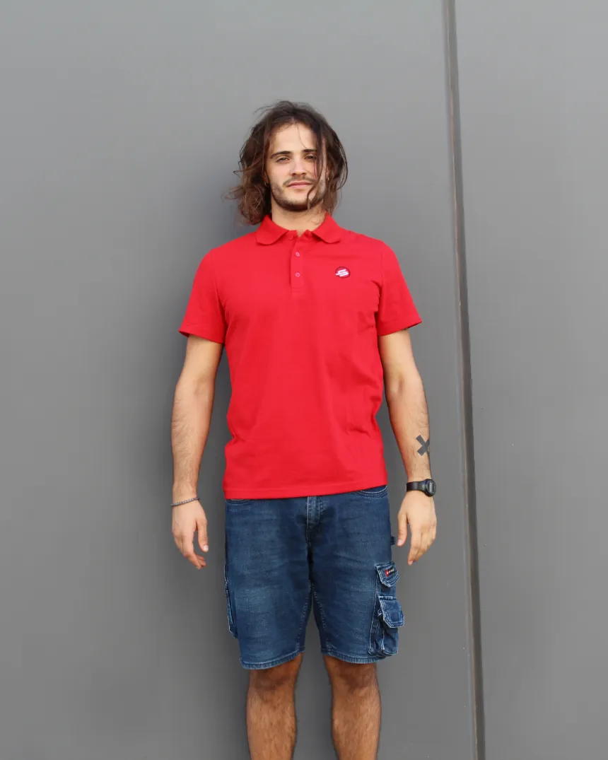 Polo Sabfoil rossa - taglia L — Abbigliamento